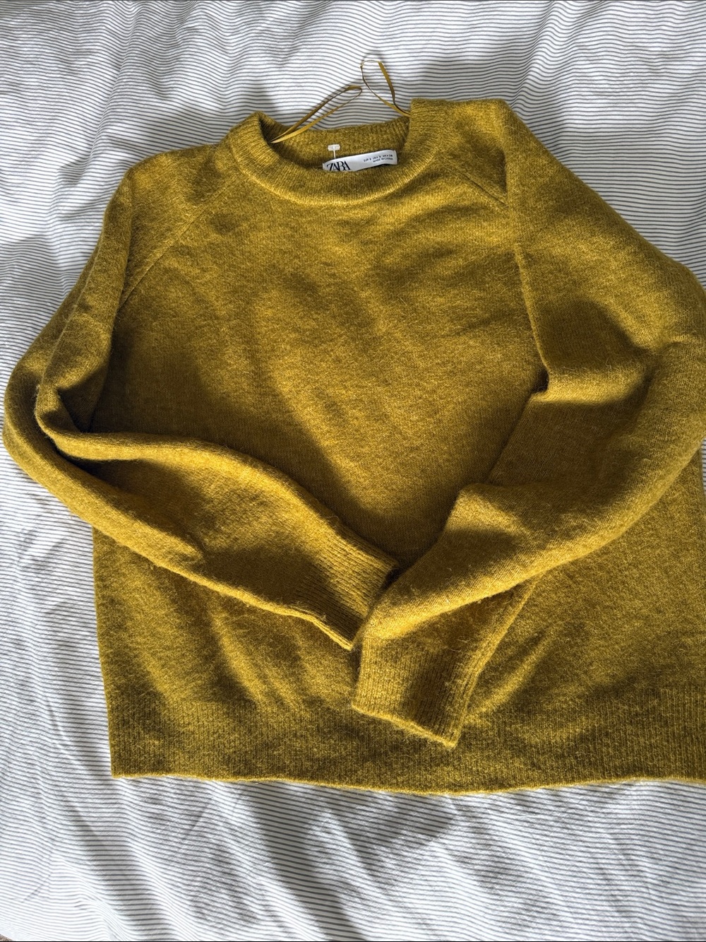 Zara Alpaca Blend Crewneck Sweater